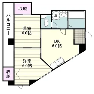 テラスサンシティ【0401号室】の間取り