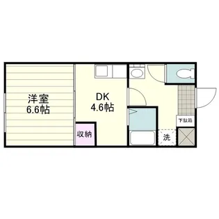クリエート・コム【0102号室】の間取り