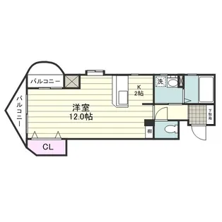 コンフォート南林寺【0401号室】の間取り