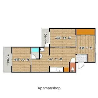 Y’S VILLAGE【1階】の間取り