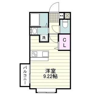 1016TOWERS【0103号室】の間取り