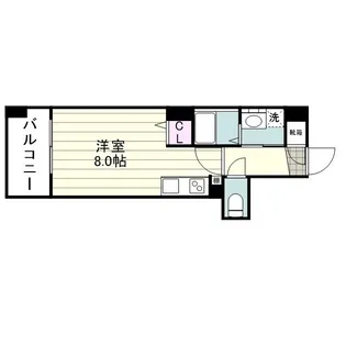 SーRESIDENCE 鴨池 PRIMO【0105号室】の間取り