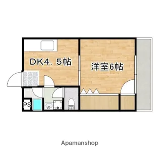 田尻マンション【201号室】の間取り