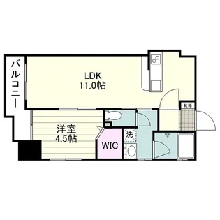 Fシリーズ下荒田【0601号室】の間取り