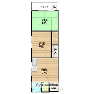 カネクラビル【302号室】の間取り