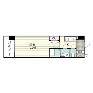 SーRESIDENCE新町AGOG【0902号室】の間取り