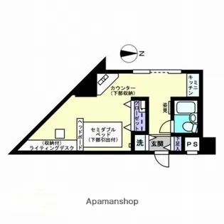 アルファコンフォート鹿児島【813号室】の間取り
