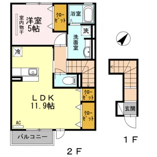 HARARAN CASTLE【2階】の間取り