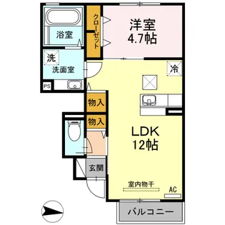 サンサン【1階】の間取り