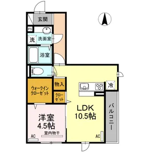 フェリシア【3階】の間取り