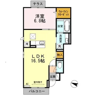 グレース・K【1階】の間取り