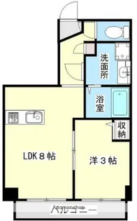 ピネータ天保山【2階】の間取り