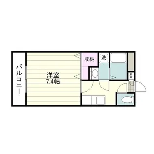 PARK SIDE 葉月館【2階】の間取り