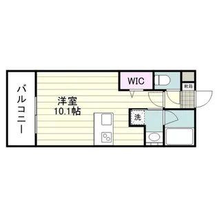 1Rの間取り画像