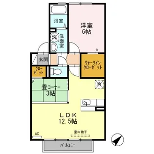 CASA FELICE(カーサ フェリーチェ)【203号室】の間取り