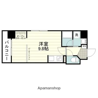 SE PLUS南林寺【407号室】の間取り