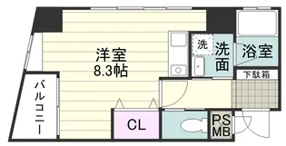 フォーチュネイト高麗【0403号室】の間取り