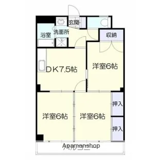 FLORESTA山下町【603号室】の間取り