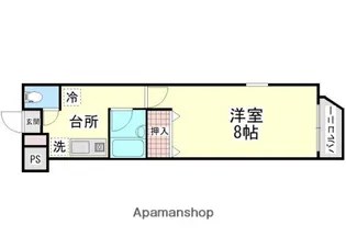ピースフル原良【2階】の間取り