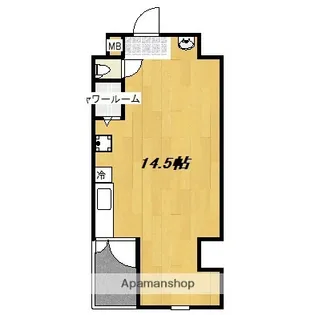フェリシダード中央【6階】の間取り