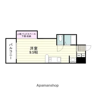 第2津曲コーポ【605号室】の間取り