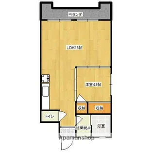 レジデンスぼさど【405号室】の間取り