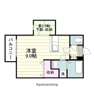 レインボー宇宿【4階】の間取り