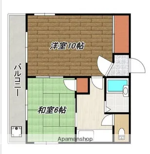 シャトレー上本町【2階】の間取り