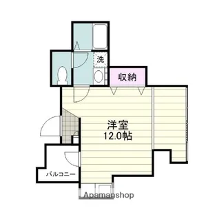 ロイヤルシティ中洲プレミアム【3階】の間取り