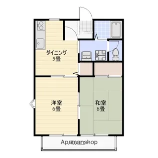 メルベーユ木元【A203号室】の間取り