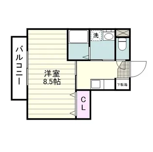 BIOTOPE【502号室】の間取り