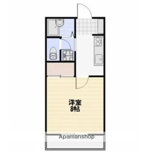 ガーデンハイツ【1階】の間取り