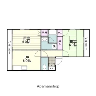 リリー伊敷台【1階】の間取り