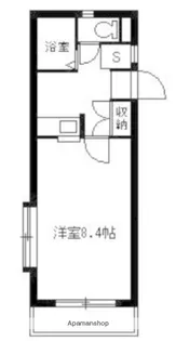 クリアフローライト【201号室】の間取り