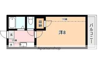 ロイヤルメゾン下荒田【2階】の間取り