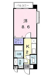 リバーガーデンF【3階】の間取り
