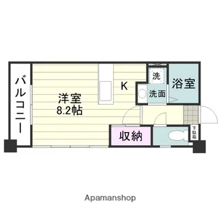 レインボー新栄【2階】の間取り