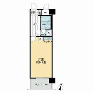 ライオンズマンション天文館【0505号室】の間取り