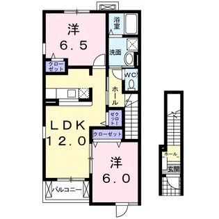グランデ・フィオーレ【2階】の間取り