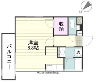 SUN SHINE 葉月館【3階】の間取り