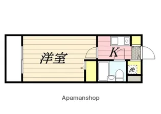 1Kの間取り画像