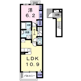 サンリットK【2階】の間取り