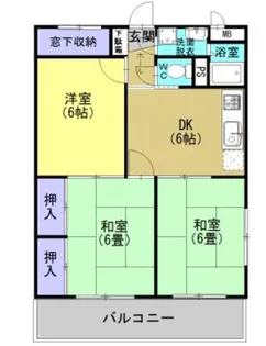 ファミールハイツ清和【107号室】の間取り