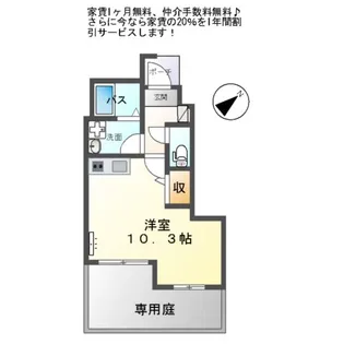 パートリア ’15【102号室】の間取り