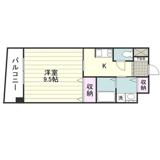 マンション大和【0302号室】の間取り