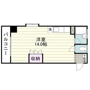 ガーデニア荒田【0406号室】の間取り