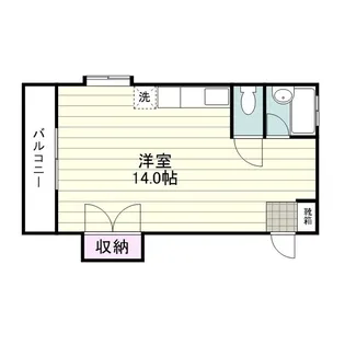 ガーデニア荒田【0201号室】の間取り