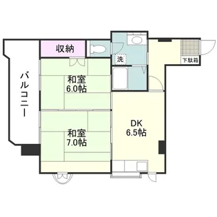 ビクトワール鹿児島【0402号室】の間取り