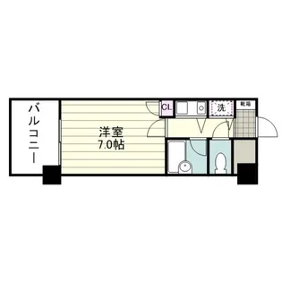 トーカンキャステール鹿児島駅前【1002号室】の間取り
