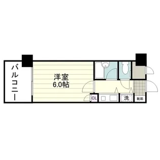 トーカンキャステール鹿児島駅前【1103号室】の間取り